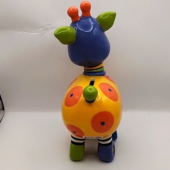 Ganz Colorful Giraffe Ceramic Bank - Picture 5 of 9